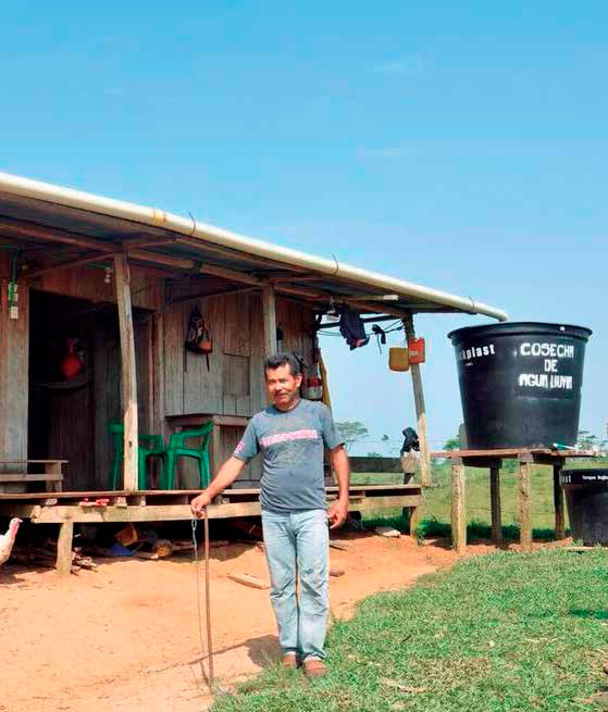 Cosecha y almacenamiento de agua de lluvias. Antonio Solarte