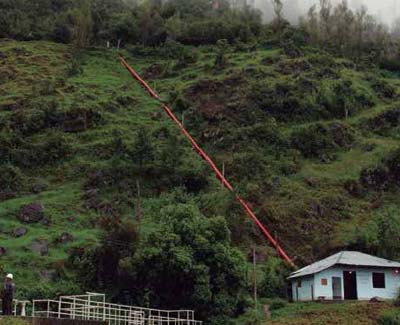 Microcentral en el distrito de Cochán, Cajamarca, Perú, construida en 1995. Logró beneficiar a 150 familias (actualmente más de 300 familias). Malu Cabellos, Soluciones Prácticas